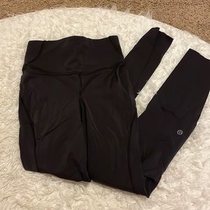 Luluemon base pace 25” black leggings